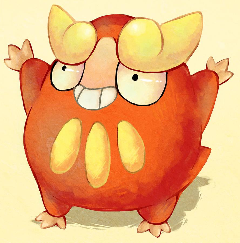 Illustration for article titled Darumaka's Shit Is So Hot That People Stick It In Their Clothes To Keep Warm